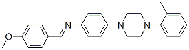 1-(4-methoxyphenyl)-N-[4-[4-(2-methylphenyl)piperazin-1-yl]phenyl]meth animine CAS#: 78932-96-4