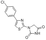 1-(4-(p-Chlorophenyl)-2-thiazolyl)hydantoin CAS#: 78140-09-7