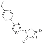 1-(4-(p-Ethylphenyl)-2-thiazolyl)hydantoin CAS#: 78140-06-4