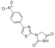 1-(4-(p-Nitrophenyl)-2-thiazolyl)hydantoin CAS#: 78140-08-6