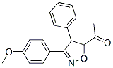 1-[4,5-Dihydro-3-(4-methoxyphenyl)-4-phenylisoxazol-5-yl]ethanone CAS#: 77508-78-2