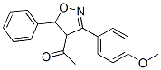 1-[4,5-Dihydro-3-(4-methoxyphenyl)-5-phenylisoxazol-4-yl]ethanone CAS#: 77508-75-9