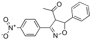 1-[4,5-Dihydro-3-(4-nitrophenyl)-5-phenylisoxazol-4-yl]ethanone CAS#: 77508-73-7