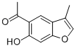 1-(6-HYDROXY-3-METHYLBENZOFURAN-5-YL)ETHANONE CAS#: 77712-63-1
