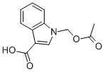 1-(ACETOXYMETHYL)-1H-INDOLE-3-CARBOXYLIC ACID CAS#: 739365-14-1