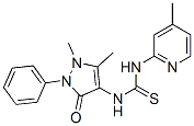1-Antipyrinyl-3-(4-methyl-2-pyridyl)thiourea CAS#: 73953-56-7