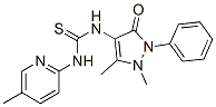 1-Antipyrinyl-3-(5-methyl-2-pyridyl)thiourea CAS#: 73953-55-6