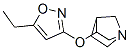 1-Azabicyclo[2.2.1]heptane,3-[(5-ethyl-3-isoxazolyl)oxy]-,endo-(9CI) CAS#: 792881-56-2