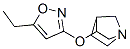1-Azabicyclo[2.2.1]heptane,3-[(5-ethyl-3-isoxazolyl)oxy]-,exo-(9CI) CAS#: 785751-25-9