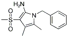 1-BENZYL-3-METHANESULFONYL-4,5-DIMETHYL-1H-PYRROL-2-YLAMINE CAS#: 77444-88-3