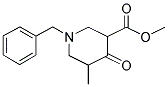 1-BENZYL-5-METHYL-4-OXO-PIPERIDINE-3-CARBOXYLIC ACID METHYL ESTER CAS#: 758721-63-0