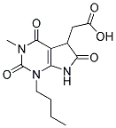 (1-BUTYL-3-METHYL-2,4,6-TRIOXO-2,3,4,5,6,7-HEXAHYDRO-1H-PYRROLO[2,3-D]PYRIMIDIN-5-YL)-ACETIC ACID CAS#: 726153-21-5