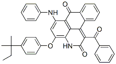 1-Benzoyl-4-[4-(1,1-dimethylpropyl)phenoxy]-6-(phenylamino)-3H-dibenz[f,ij]isoquinoline-2,7-dione CAS#: 72453-58-8