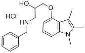 1-Benzylamino-3-((1,2,3-trimethyl-1H-indol-4-yl)oxy)-2-propanol hydroc hloride CAS#: 76410-34-9