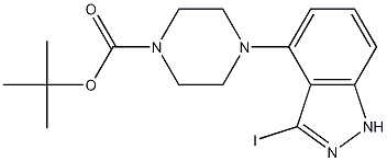 1-Boc-4-(3-Iodo-1H-indazol-4-yl)piperazine CAS#: 744219-32-7