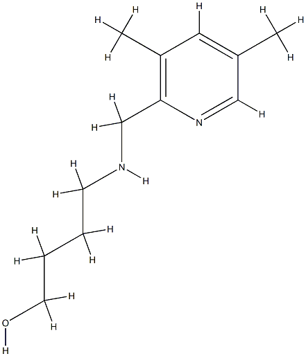 1-Butanol,4-[[(3,5-dimethyl-2-pyridinyl)methyl]amino]-(9CI) CAS#: 780802-49-5