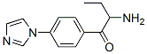 1-Butanone,  2-amino-1-[4-(1H-imidazol-1-yl)phenyl]- CAS#: 742661-63-8