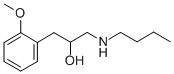 1-Butylamino-3-(o-methoxyphenyl)-2-propanol CAS#: 73972-48-2