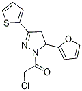 1-(CHLOROACETYL)-5-(2-FURYL)-3-THIEN-2-YL-4,5-DIHYDRO-1H-PYRAZOLE CAS#: 790725-77-8