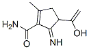 1-Cyclopentene-1-carboxamide,  4-(1-hydroxyethenyl)-5-imino-2-methyl- CAS#: 779269-60-2