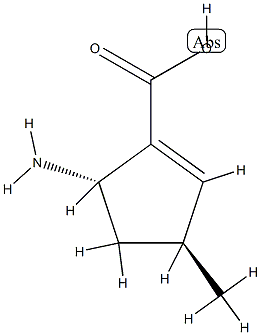 1-Cyclopentene-1-carboxylicacid,5-amino-3-methyl-,(3R,5R)-rel-(9CI) CAS#: 736924-56-4