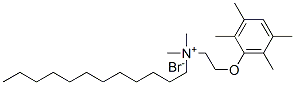 1-Dodecanaminium, N,N-dimethyl-N-(2-(2,3,5,6-tetramethylphenoxy)ethyl) -,bromide CAS#: 73430-81-6