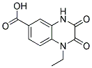 1-ETHYL-2,3-DIOXO-1,2,3,4-TETRAHYDRO-QUINOXALINE-6-CARBOXYLIC ACID CAS#: 744227-07-4
