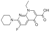 1-ETHYL-6-FLUORO-4-OXO-7-PIPERIDIN-1-YL-1,4-DIHYDRO-[1,8]NAPHTHYRIDINE-3-CARBOXYLIC ACID CAS#: 74274-65-0