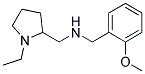 (1-ETHYL-PYRROLIDIN-2-YLMETHYL)-(2-METHOXY-BENZYL)-AMINE CAS#: 726162-66-9