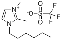 1-HEXYL-2,3-DIMETHYLIMIDAZOLIUM TRIFLUOROMETHANSULFONATE CAS#: 797789-01-6