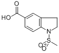 1-METHANESULFONYL-2,3-DIHYDRO-1 H-INDOLE-5-CARBOXYLIC ACID CAS#: 712319-44-3