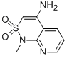 1-METHYL-2,2-DIOXO-1,2-DIHYDRO-2LAMBDA6-PYRIDO[2,3-C][1,2]THIAZIN-4-YLAMINE CAS#: 73161-38-3