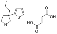 1-Methyl-3-propyl-3-(2-thienyl)pyrrolidine (E)-2-butenedioate CAS#: 73604-74-7