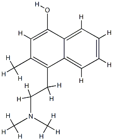 1-Naphthalenol,4-[2-(dimethylamino)ethyl]-3-methyl-(9CI) CAS#: 786582-22-7