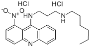1-Nitro-9-(3-hexylaminopropylamino)acridine dihydrochloride CAS#: 77280-91-2