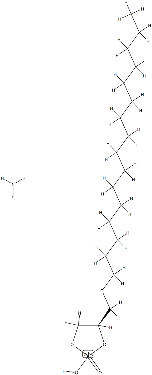 1-O-hexadecyl-sn-glycero-2,3-cyclic-phosphate (aMMoniuM salt) CAS#: 799268-68-1