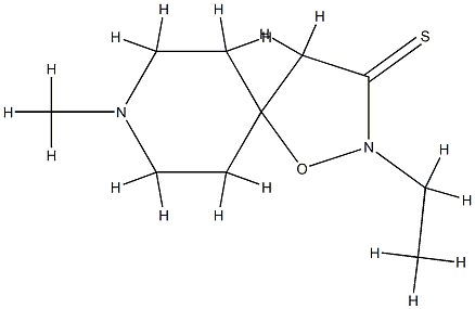 1-Oxa-2,8-diazaspiro[4.5]decane-3-thione,2-ethyl-8-methyl-(9CI) CAS#: 736899-47-1