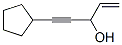 1-Penten-4-yn-3-ol, 5-cyclopentyl- (9CI) CAS#: 78629-25-1