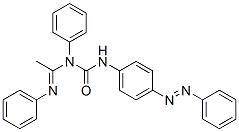 1-Phenyl-3-[p-(phenylazo)phenyl]-1-[1-(phenylimino)ethyl]urea CAS#: 73840-13-8