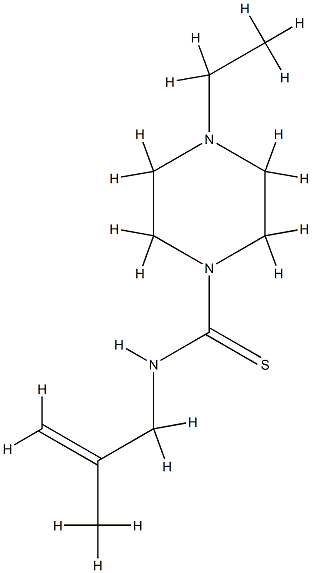 1-Piperazinecarbothioamide,4-ethyl-N-(2-methyl-2-propenyl)-(9CI) CAS#: 710330-15-7