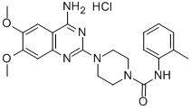 1-Piperazinecarboxamide, 4-(4-amino-6,7-dimethoxy-2-quinazolinyl)-N-(2 -methylphenyl)-, hydrochloride CAS#: 79221-28-6
