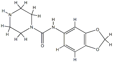 1-Piperazinecarboxamide,N-1,3-benzodioxol-5-yl-(9CI) CAS#: 765899-29-4
