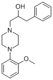 1-Piperazineethanol, alpha-benzyl-4-(o-methoxyphenyl)- CAS#: 73771-27-4