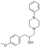 1-Piperazineethanol, alpha-(p-methoxybenzyl)-4-phenyl- CAS#: 74037-83-5