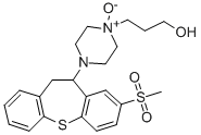 1-Piperazinepropanol, 4-(10,11-dihydro-8-(methylsulfonyl)dibenzo(b,f)t hiepin-10-yl)-, 1-oxide CAS#: 74667-82-6