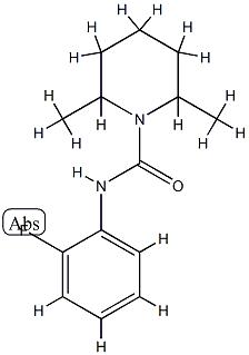 1-Piperidinecarboxamide,N-(2-fluorophenyl)-2,6-dimethyl-(9CI) CAS#: 712302-12-0