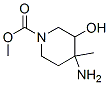 1-Piperidinecarboxylicacid,4-amino-3-hydroxy-4-methyl-,methylester, CAS#: 724790-30-1