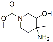 1-Piperidinecarboxylicacid,4-amino-3-hydroxy-4-methyl-,methylester, CAS#: 724790-32-3