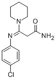 1-Piperidinepropanamide, beta-((4-chlorophenyl)imino)- CAS#: 75723-09-0