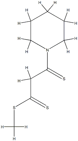 1-Piperidinepropane(dithioic)  acid,  -bta--thioxo-,  methyl  ester CAS#: 74508-23-9
